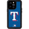 MLB Texas Rangers - Solid Distressed iPhone 15 Pro Waterproof Case